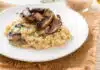 Risotto à la crème de champignons et parmesan