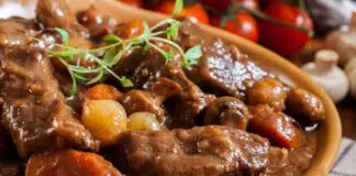 Bœuf Bourguignon à l'ancienne