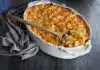 Gratin de pâtes au thon et sauce tomate