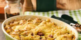 Recette de la tartiflette aux poireaux