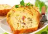Cake salé au jambon et aux olives vertes