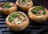 Champignons farcis au thon et mozzarella