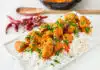 Curry de cabillaud au lait de coco