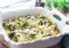 Pâtes au four avec brocoli et fromage