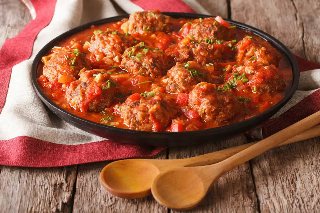 Soupe de boulettes de boeuf