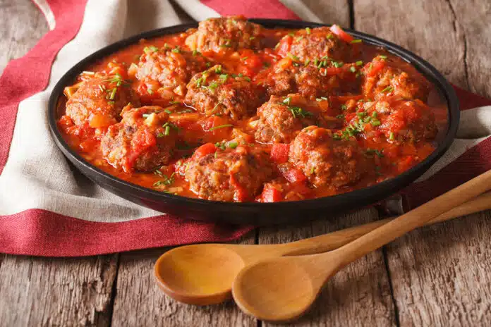 Soupe de boulettes de boeuf