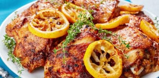 Cuisses de poulet au gingembre et citron