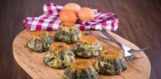 Epinards en flan au chèvre