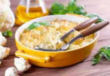 Flan de chou-fleur et parmesan