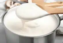 Sauce béchamel pour régime