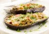 Aubergines gratinées au fromage