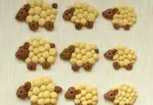 Biscuits en forme d'agneaux