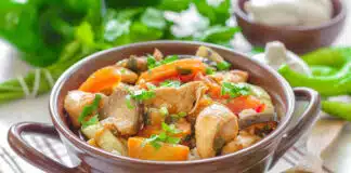 Blanquette de poulet aux légumes