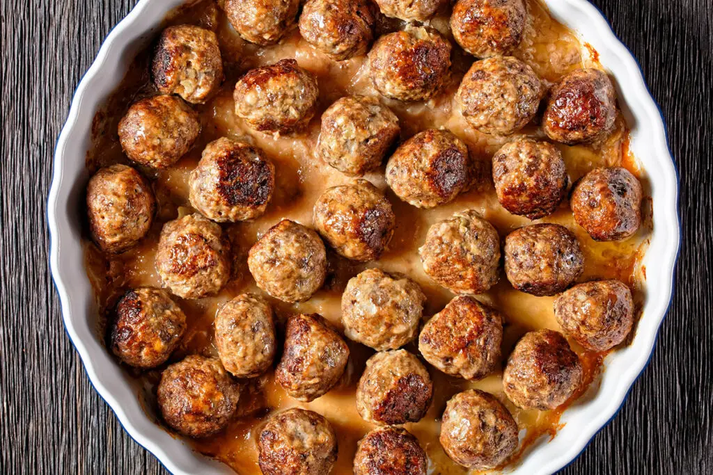 Boulettes de viande au four