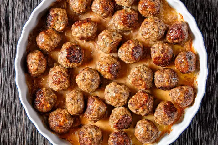 Boulettes de viande au four