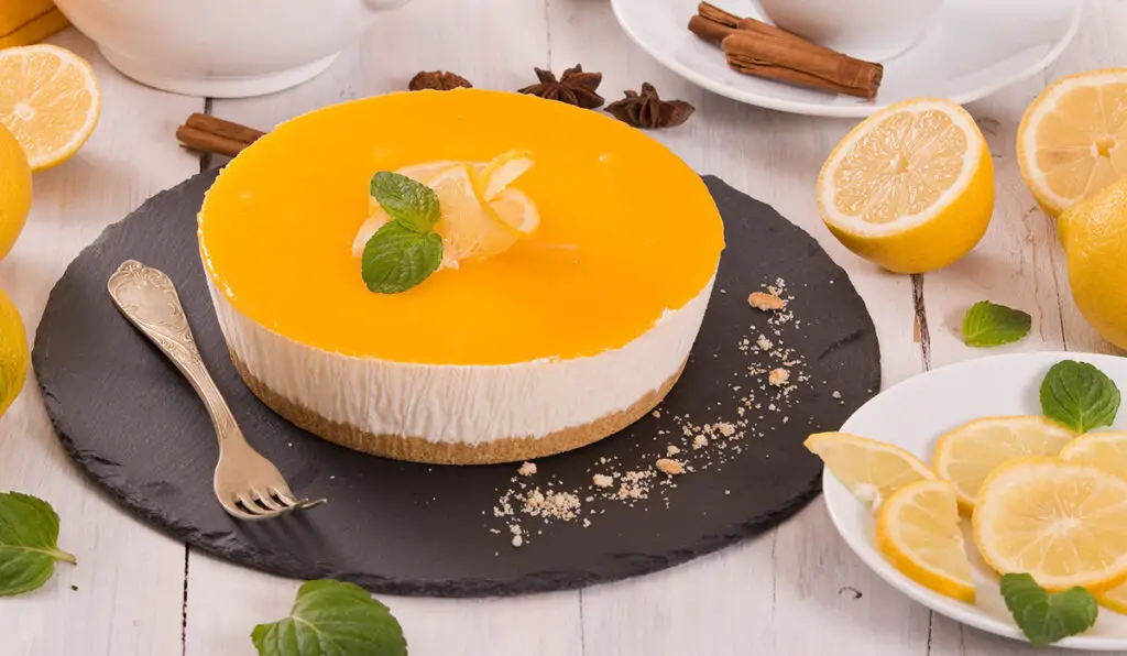 Délicieux cheesecake au citron