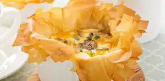 Flan aux champignons et lardons