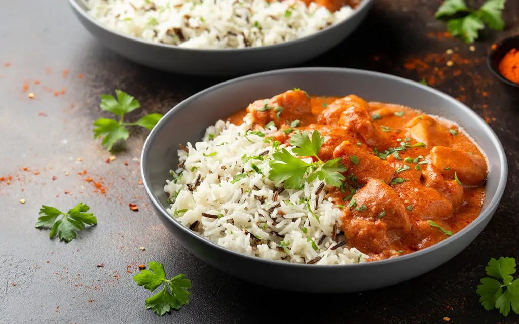 poulet à la crème de tomate