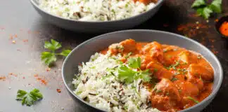 poulet à la crème de tomate