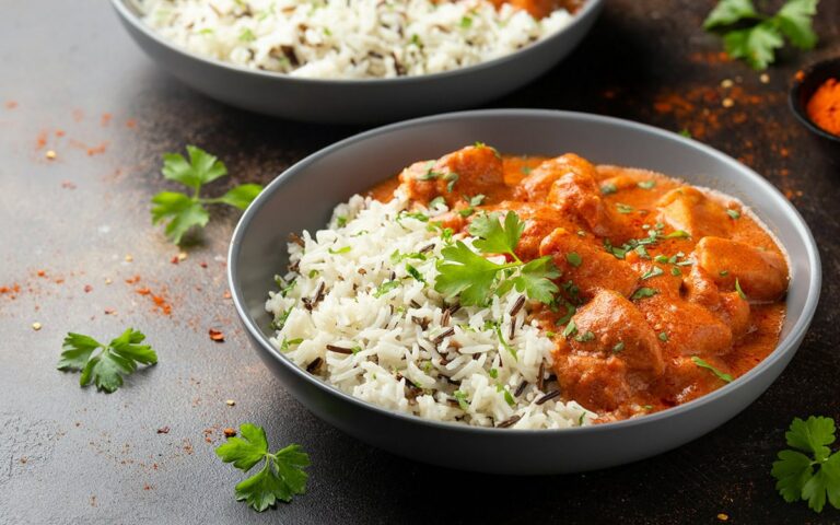 poulet à la crème de tomate