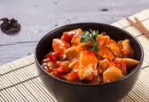 Blancs de poulet au poivron