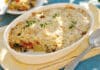 Crumble de courgette jambon et fromage frais