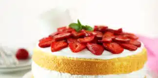 Fraisier à la ricotta