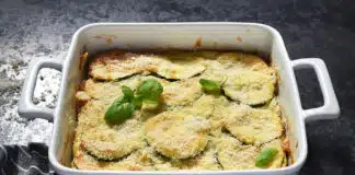 Gratin de pomme de terre et courgette