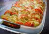 Gratin de pommes de terre de courgettes et de tomates