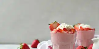 Mousse de fraise au Thermomix