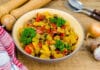 Poêlée rapide de courgette, poivron et pomme de terre