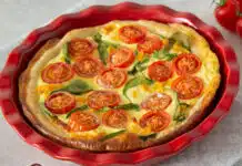 flan de thon et tomates