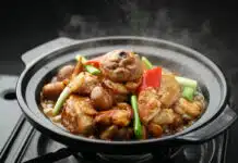 Blanquette de poulet aux champignons