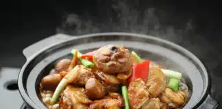 Blanquette de poulet aux champignons