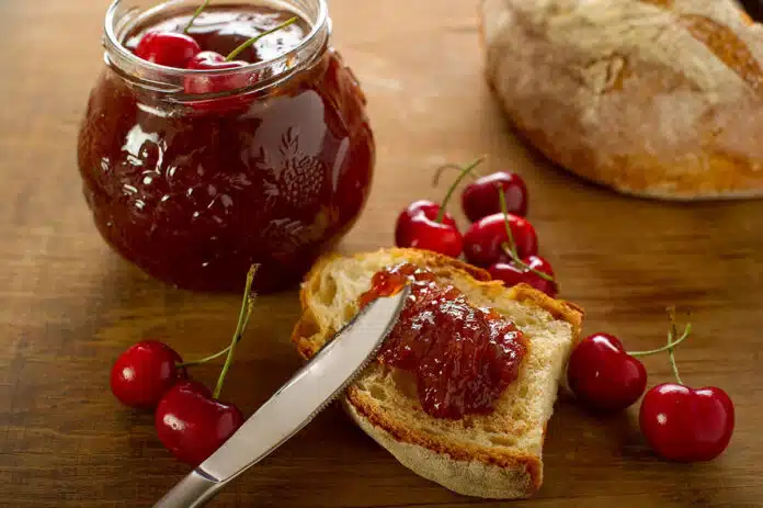Confiture de cerises faite au Thermomix