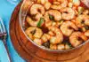 Crevettes à la sauce aux champignons au Thermomix