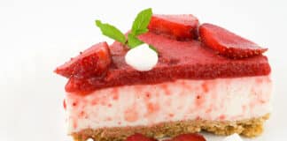Mini cheesecake aux fraises sans gelée