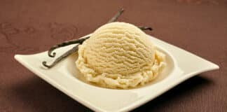crème glacée au yaourt et à la vanille au Thermomix