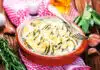 gratin de riz avec courgettes et viande hachée
