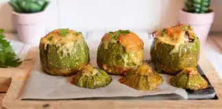 Courgettes rondes farcies