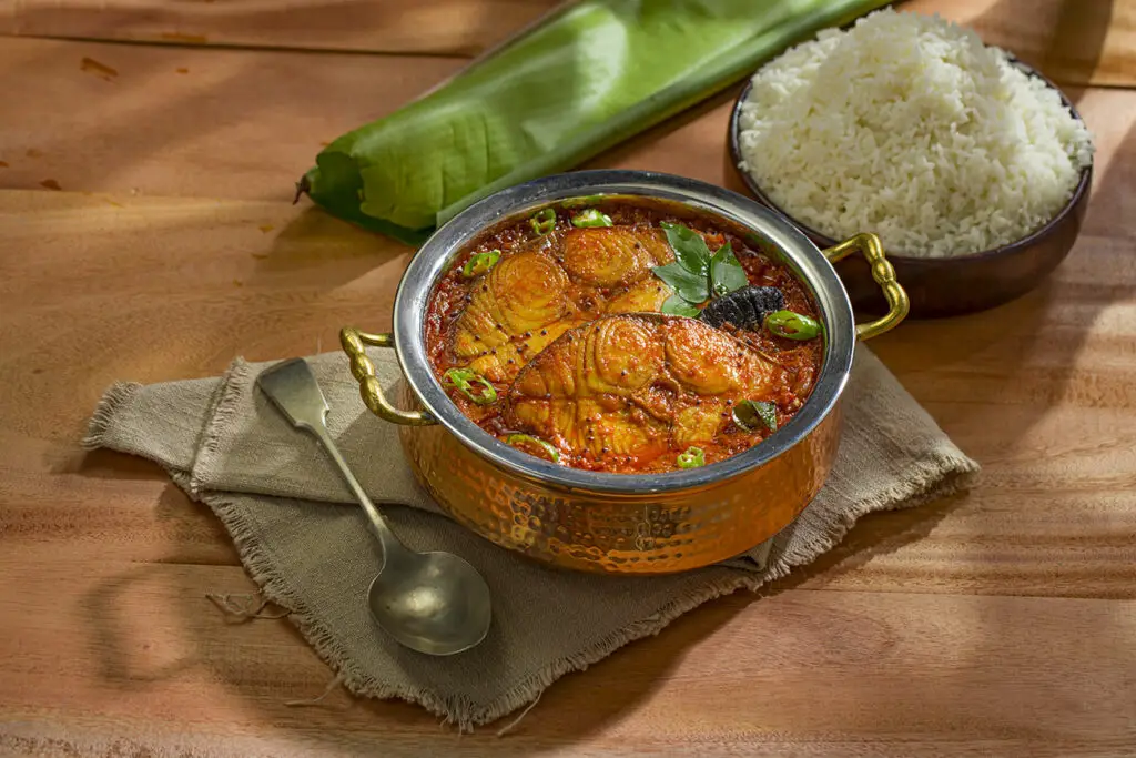 Curry de cabillaud au lait de coco