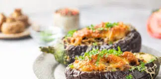 Les meilleures aubergines farcies au fromage