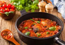 poulet crème de tomate