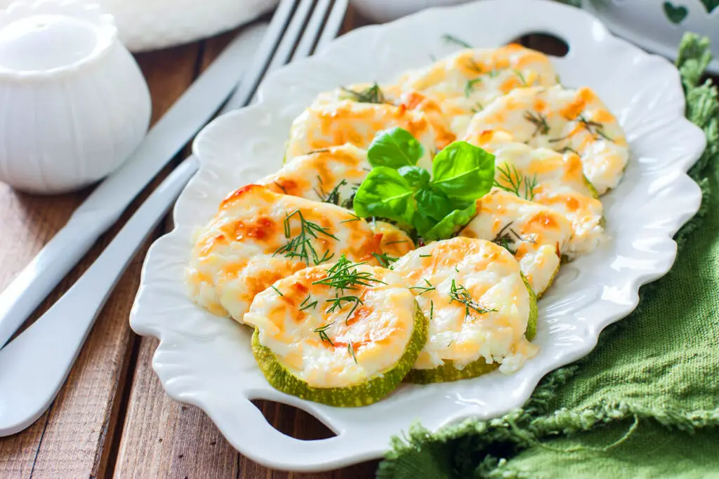 recette de courgettes à la mozzarella