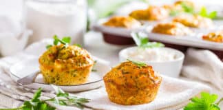 Les muffins aux courgettes