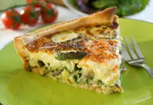 Quiche de courgettes fraîches et thon