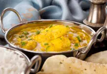 curry de cabillaud au lait de coco