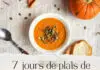 7 jours de plats de l'automne
