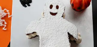 Le gâteau fantôme d'Halloween