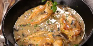 Un régal cette blanquette de poulet aux champignons